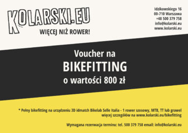 Voucher na Bikefitting 3D IDMatch Bikelab