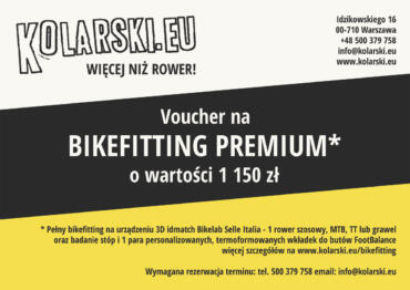 Voucher na Bikefitting Premium 3D IDMatch Bikelab z wkładkami FootBalance